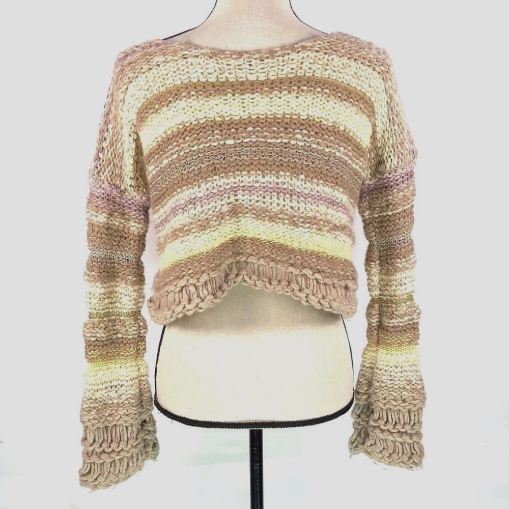 Free People LIMBO Knit Long Sleeve Sweater - Picture 3 of 7